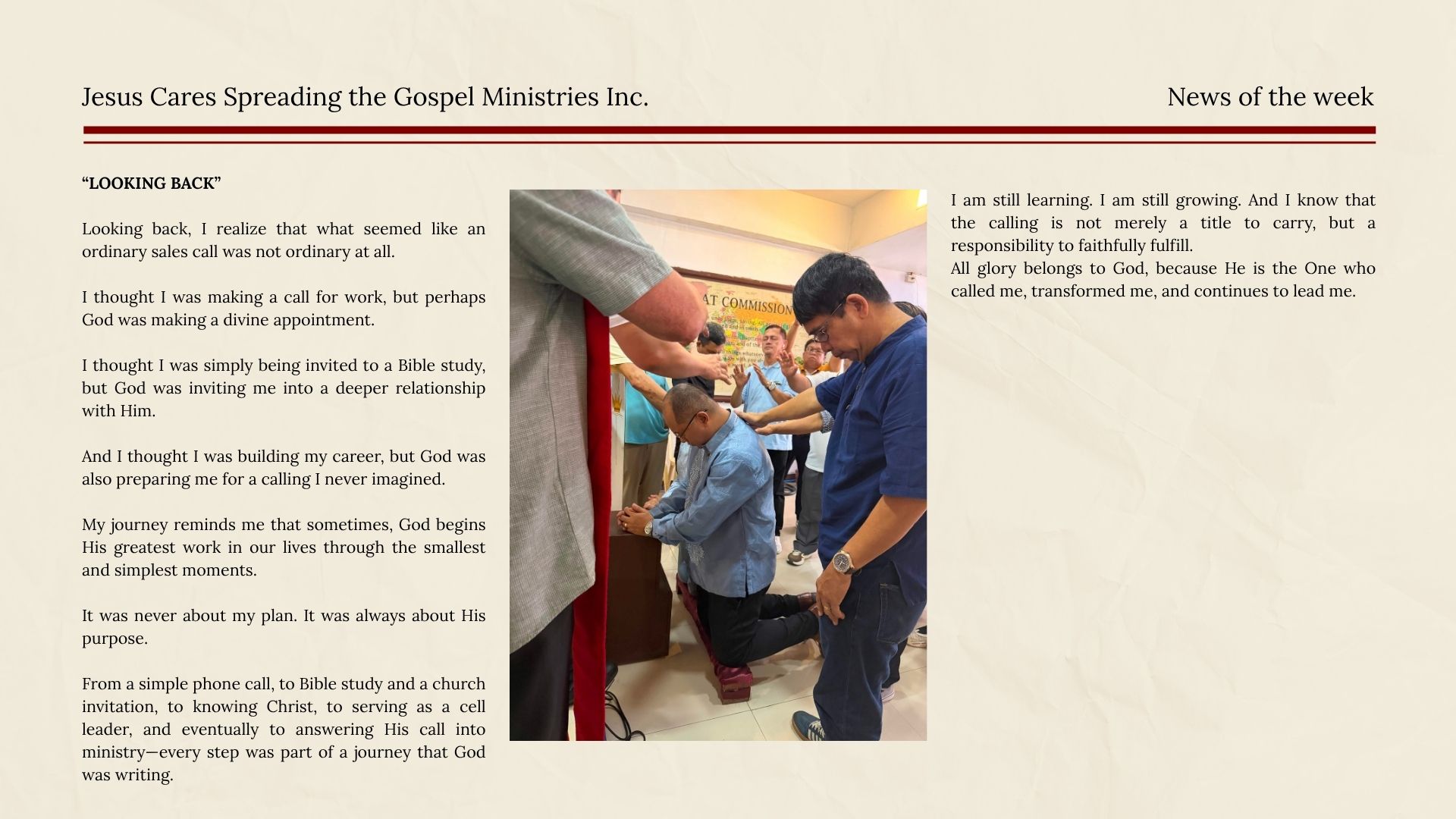The Ordination of Ptr. Dave Bantigue